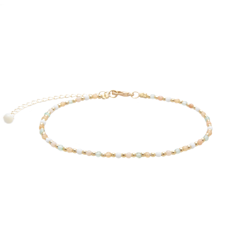 Good Fortune + Growth Healing 2mm Anklet