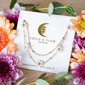 Daisy Necklace Stack