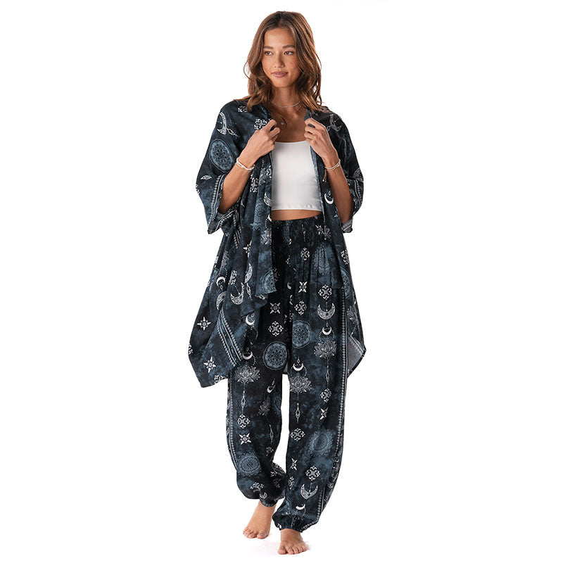 Midnight Lotus Moon Lounge Set