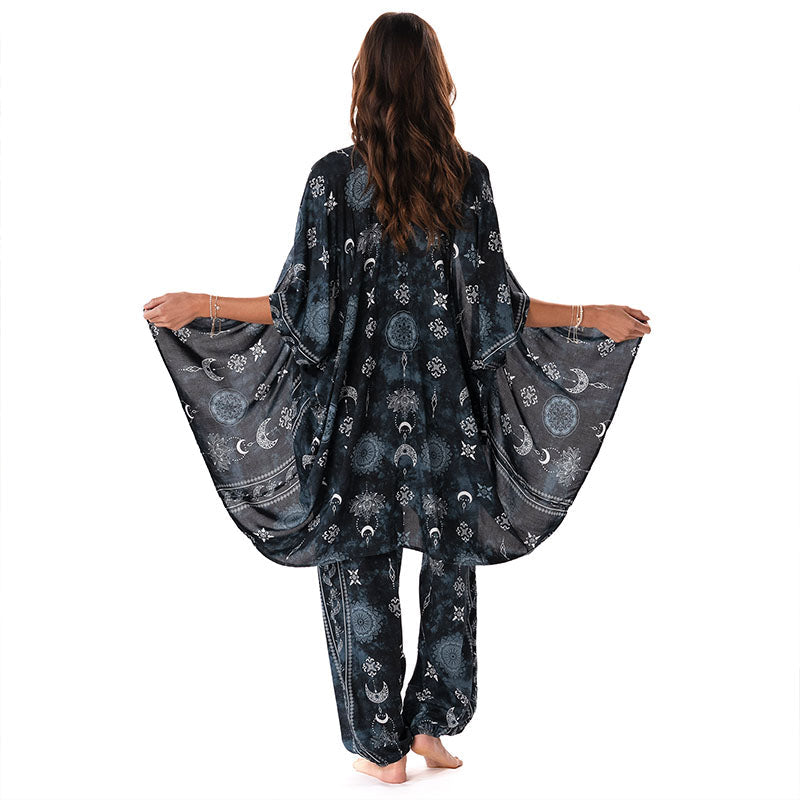 Midnight Lotus Moon Lounge Set