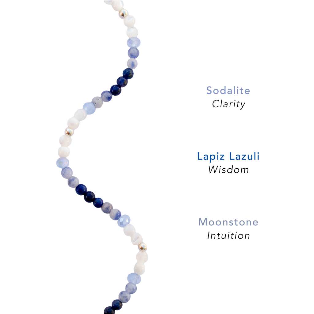 Intuition & Wisdom 2mm Layered Healing Bracelet