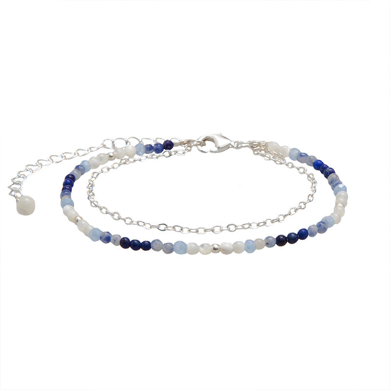 Intuition & Wisdom 2mm Layered Healing Bracelet