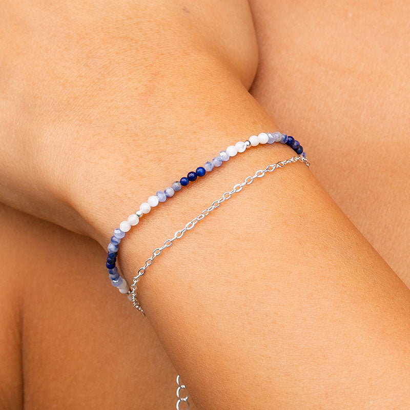 Intuition & Wisdom 2mm Layered Healing Bracelet