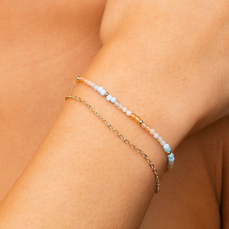 Joy 2mm Layered Healing Bracelet