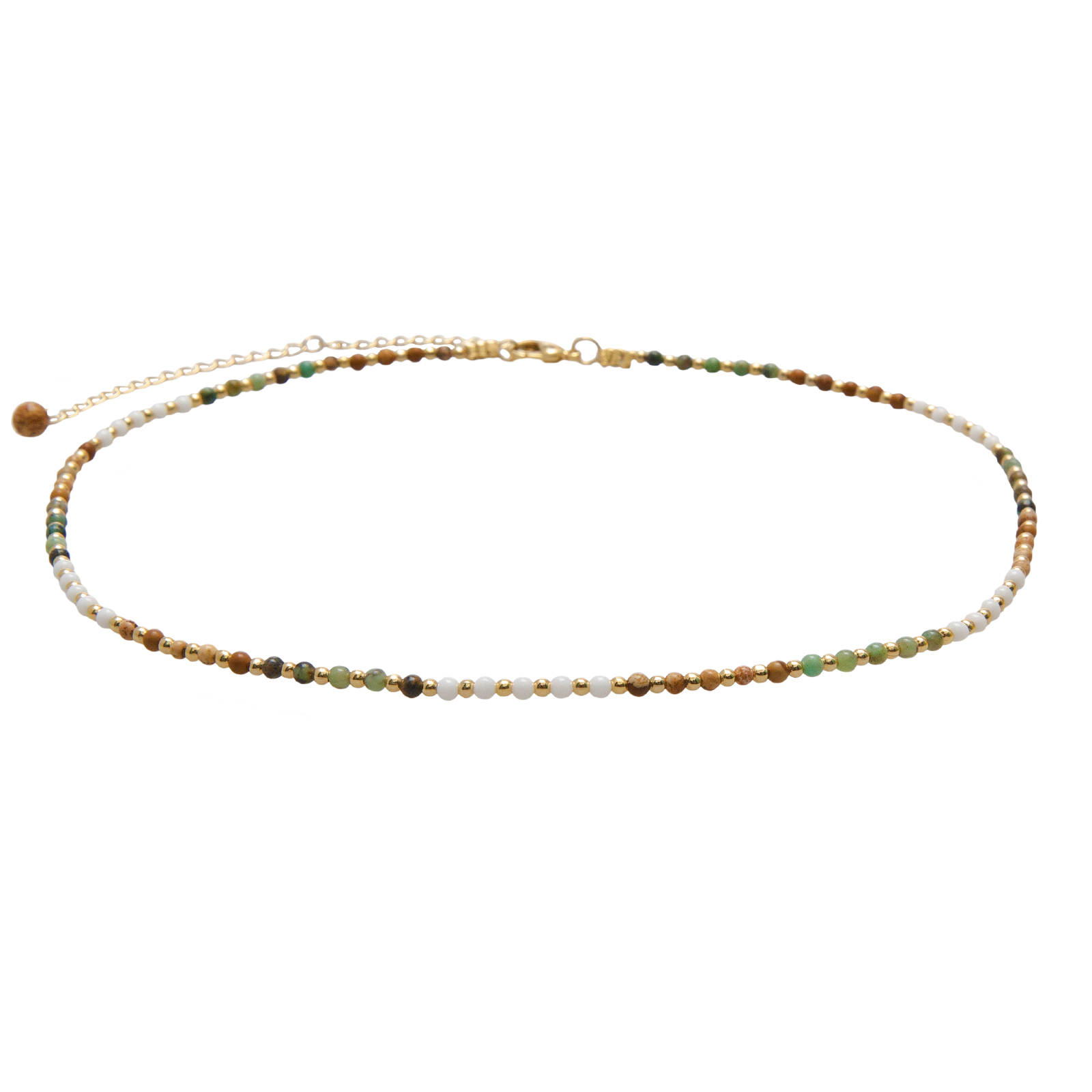 Peace Protector 2mm Healing + 4mm Self Love Necklace Stack
