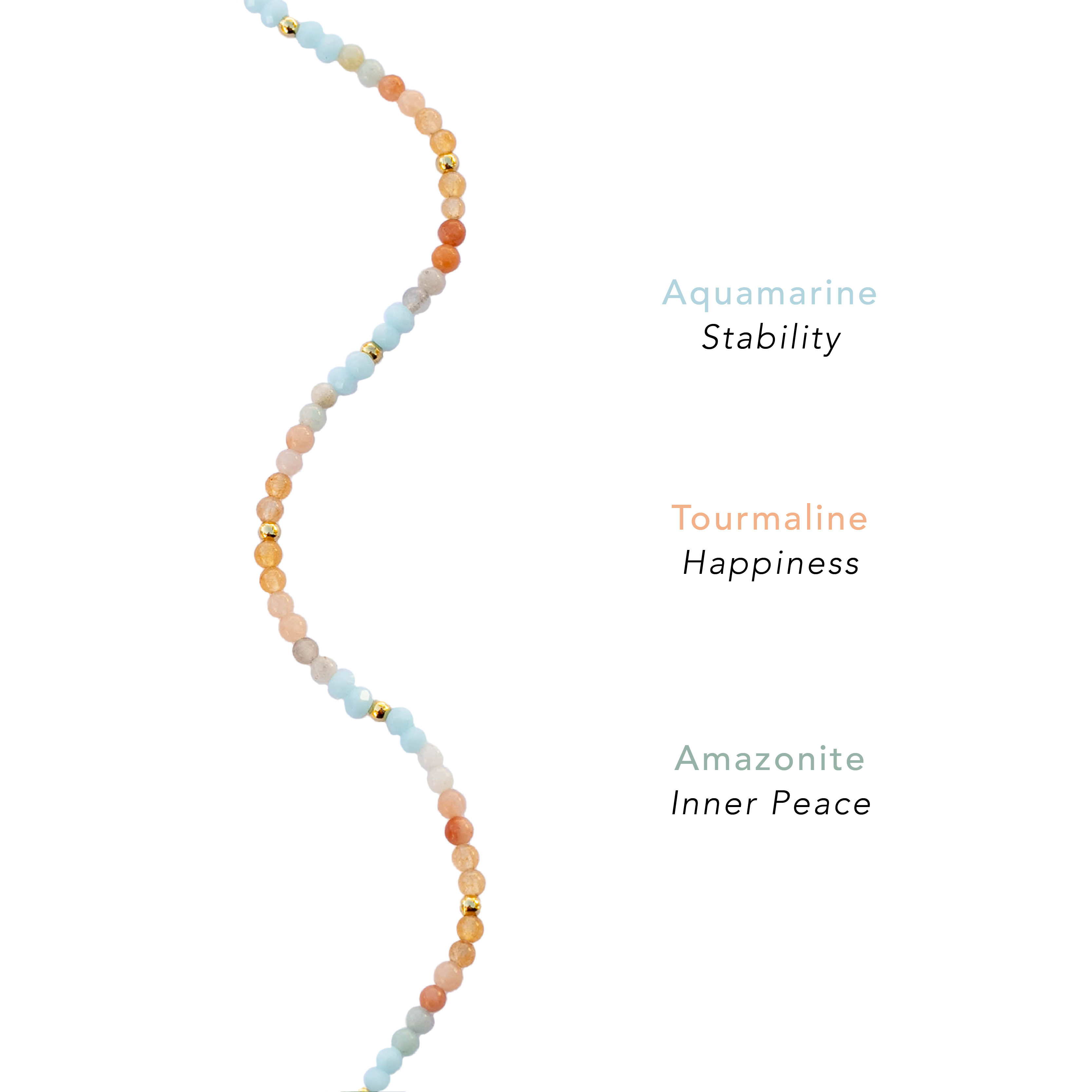 Joy 2mm Layered Healing Bracelet