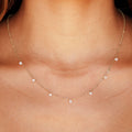 3mm Moonstone Dewdrop Necklace