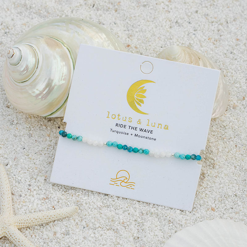Ride The Wave 3mm Metal Accent Bracelet