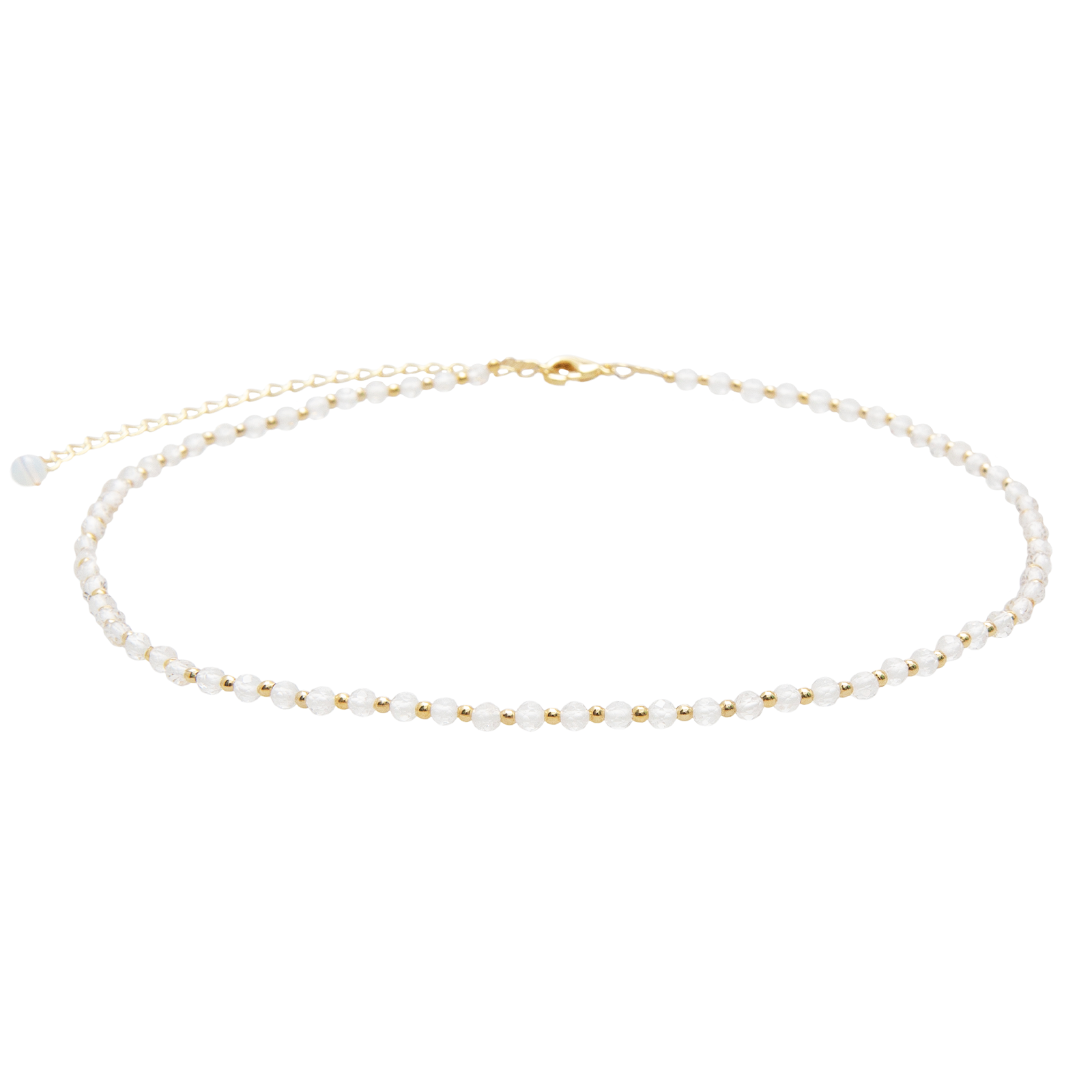 Gold Moon Dancer 3mm Healing Necklace