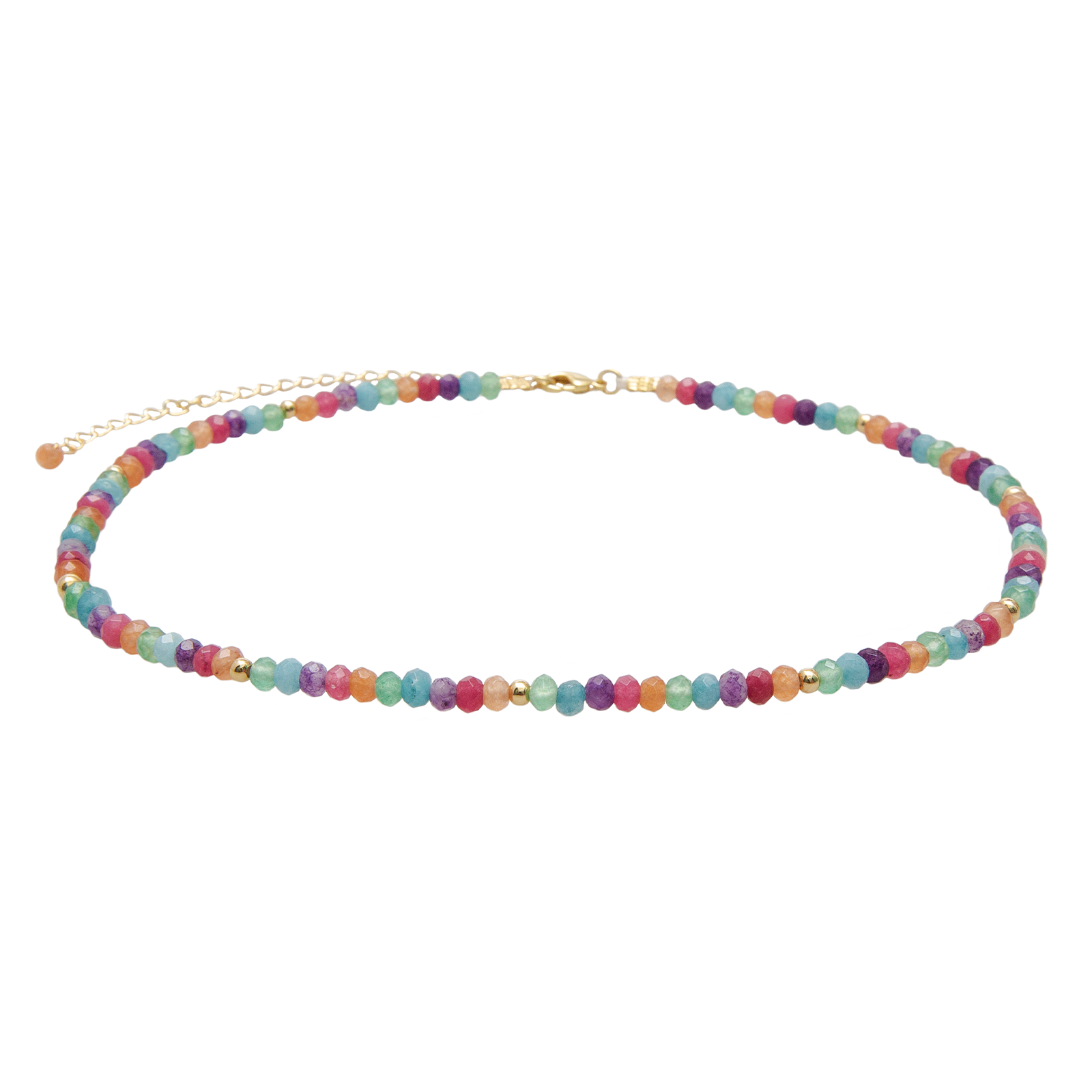 Lucky Charm Necklace + Bracelet 3mm Set