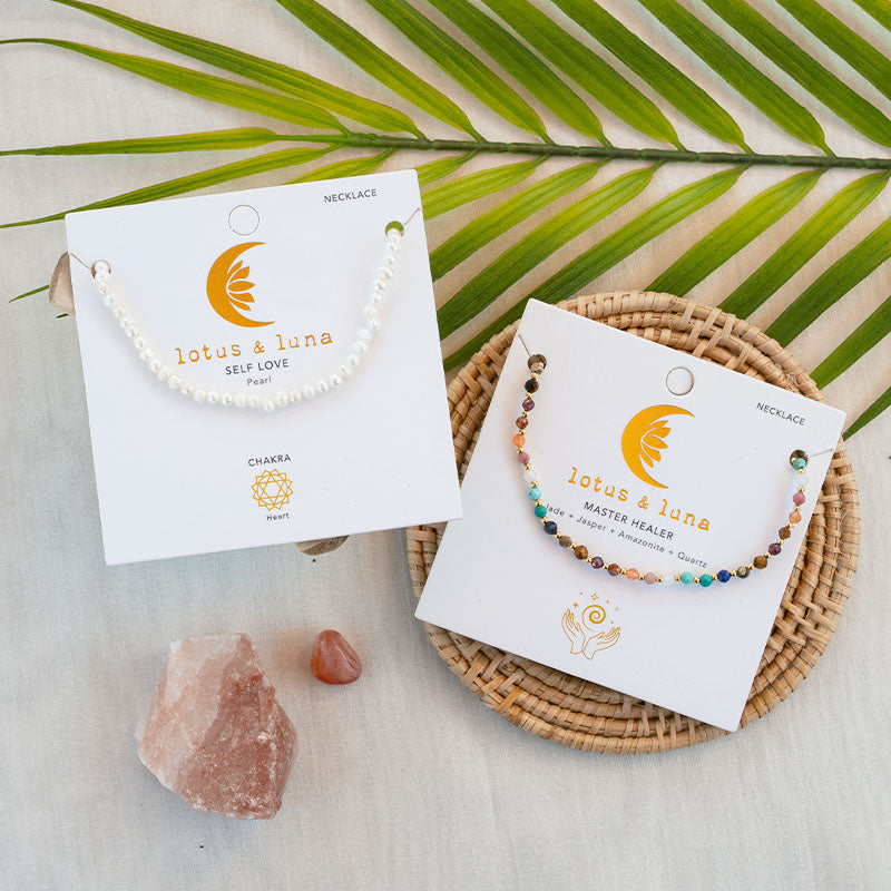 Master Healer + Self Love 3mm Necklace Set