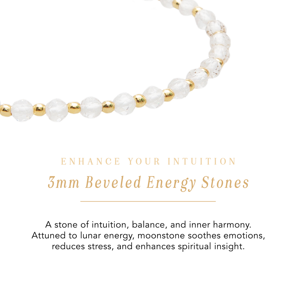 3mm Moon Dancer + 3mm Moonstone Dewdrop Stack