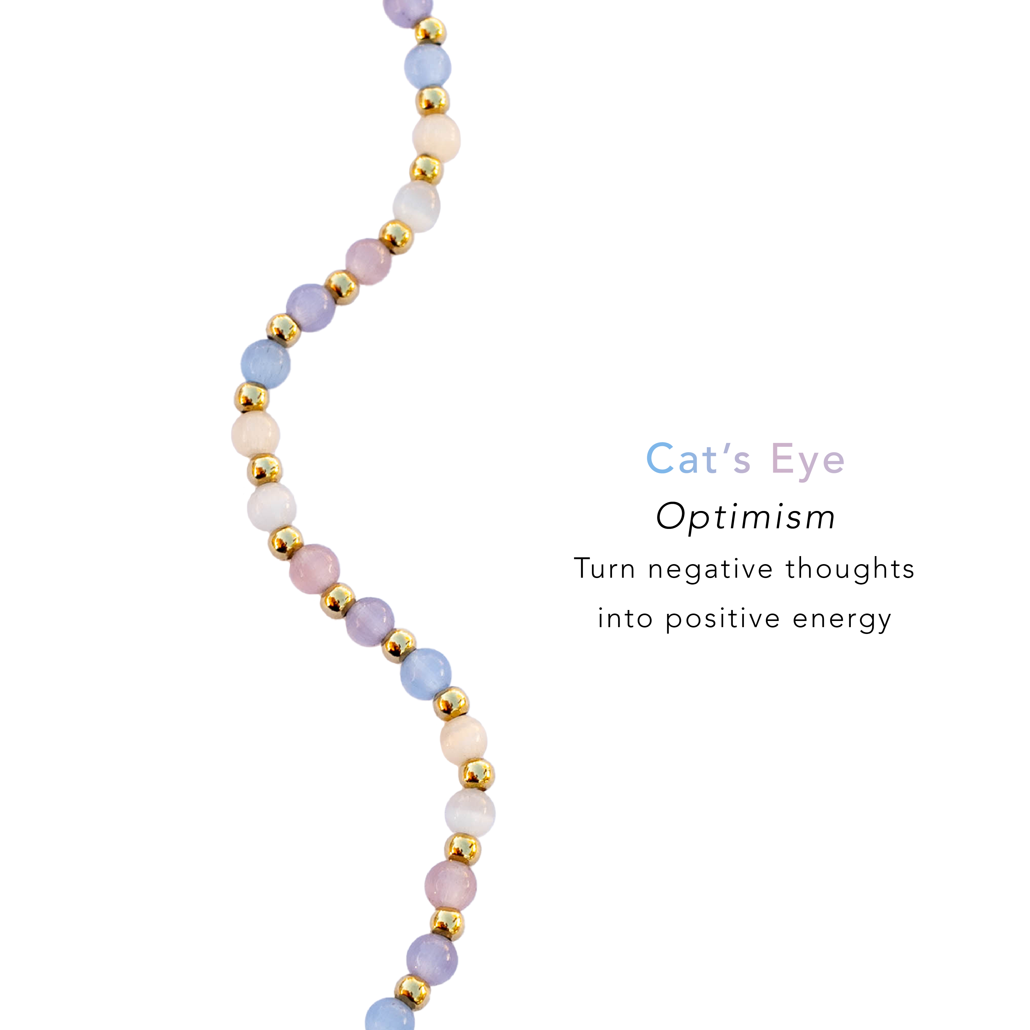 Euphoria 4mm Metal Accent Healing Bracelet