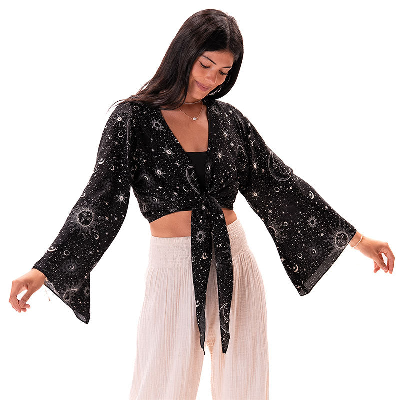 Raven Cosmic Sky Daydreamer Top