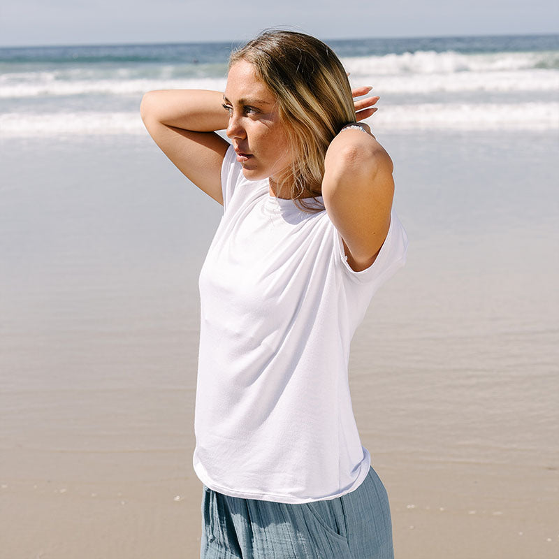 White Daily Tee