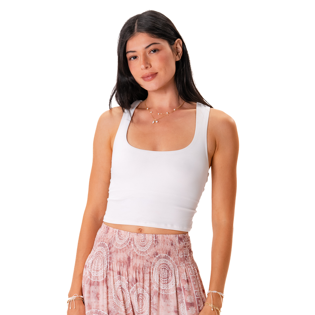 Cream Vinyasa Tank