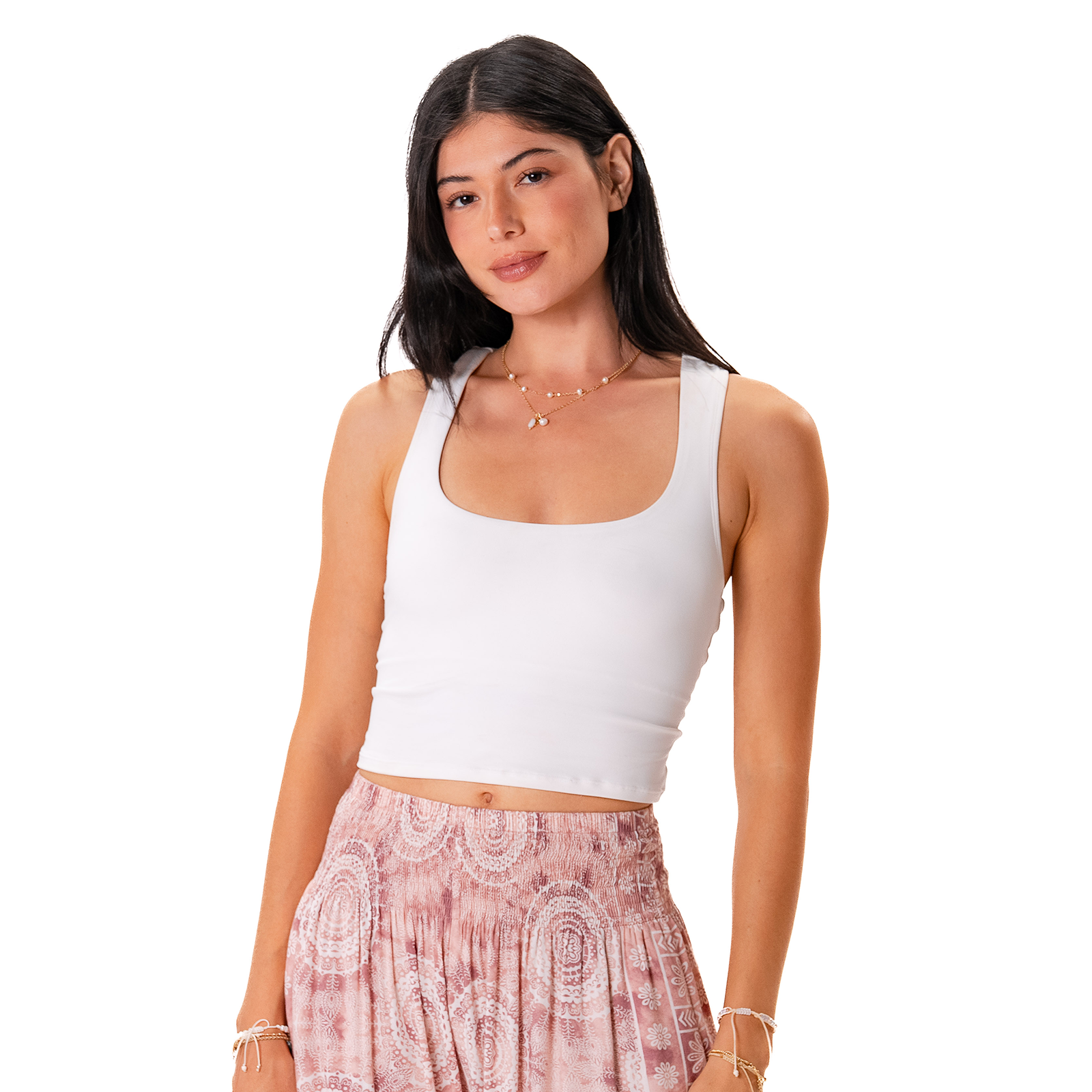 Cream Vinyasa Tank