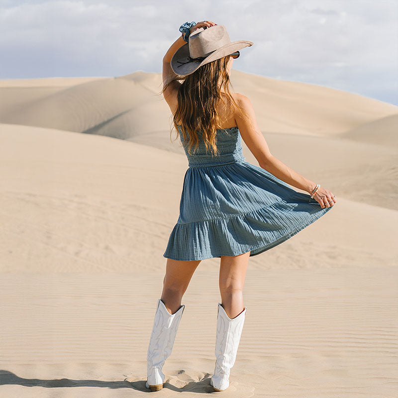 New Moon Blue Daiquiri Dress