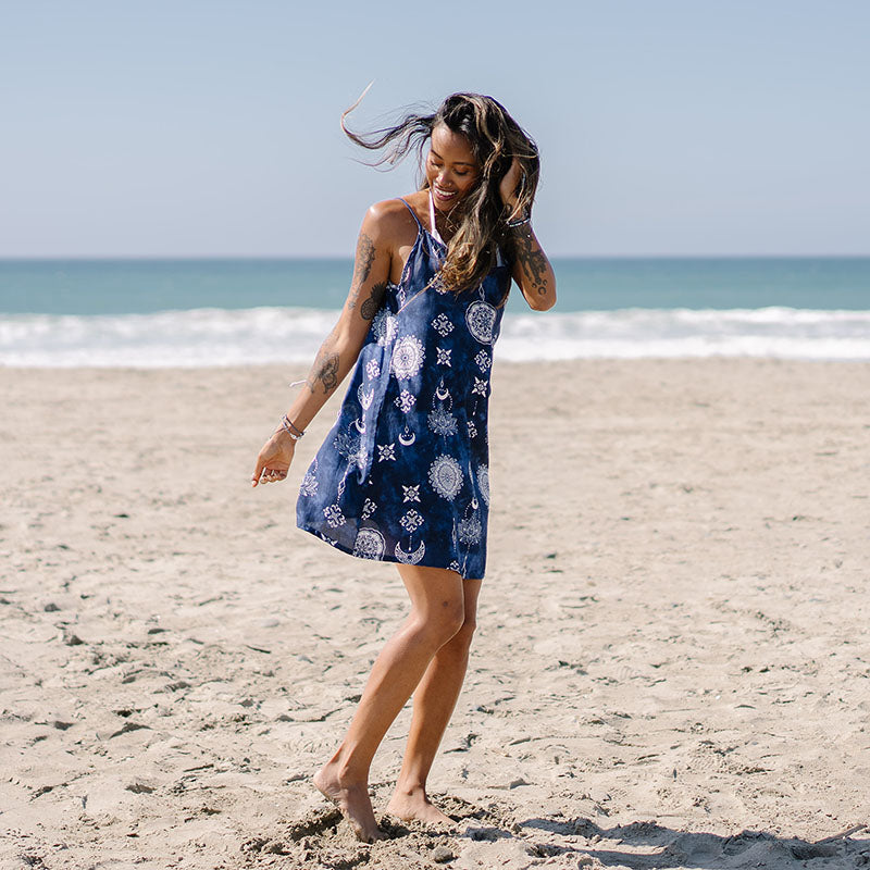 Nightfall Barefoot Beach Dress