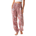 Dusty Rose Lotus Moon Harem Pants