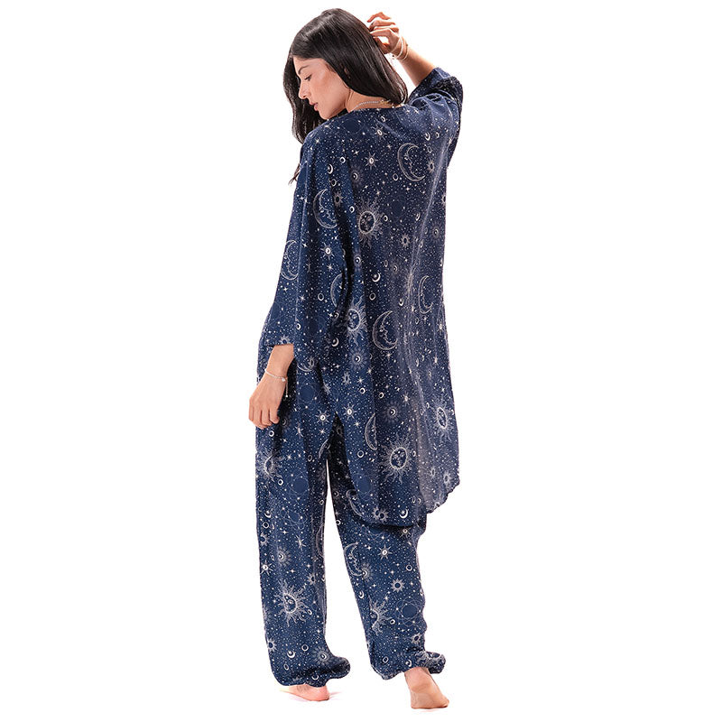 Indigo Cosmic Sky Lounge Set