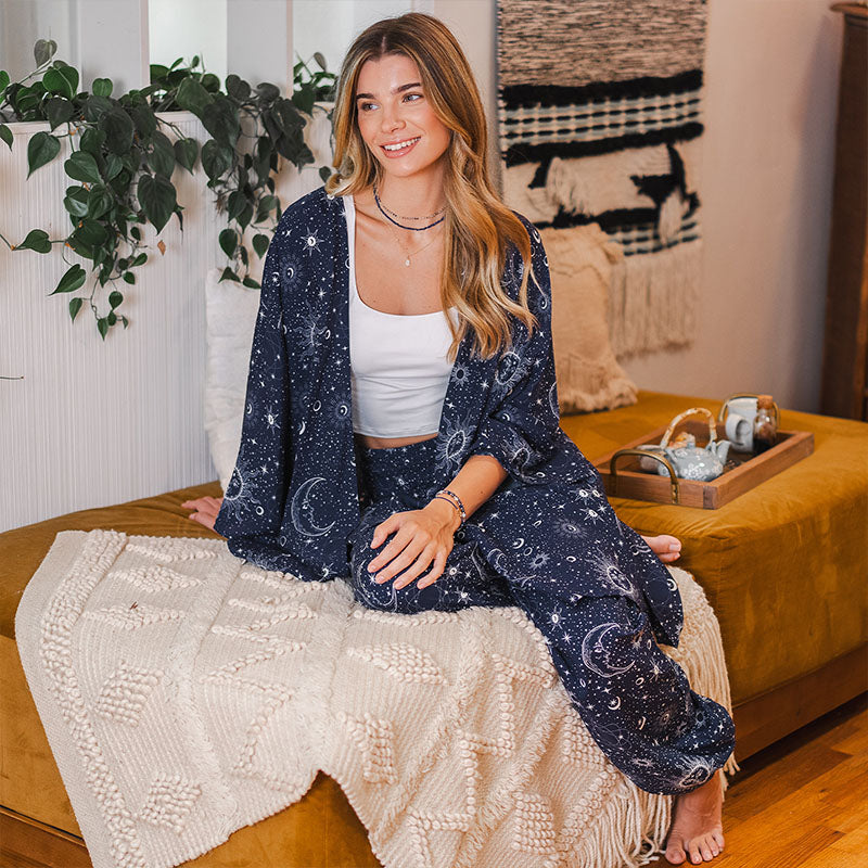 Indigo Cosmic Sky Lounge Set