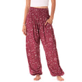 Cranberry Starry Night Harem Pants