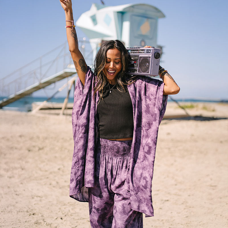 Plum Island Kimono