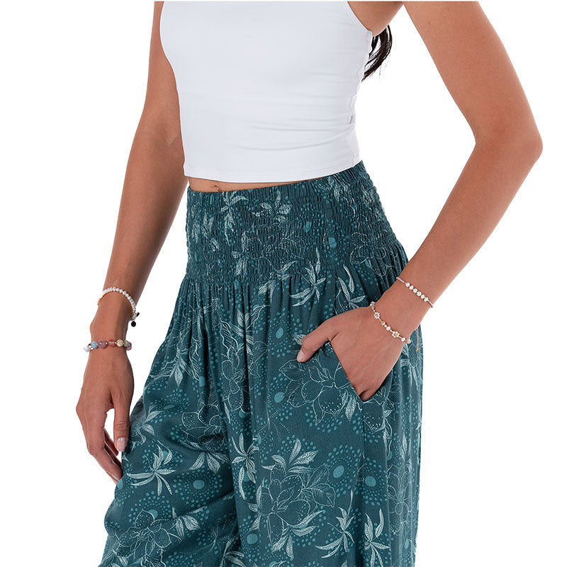 Jade Dahlia Harem Pants