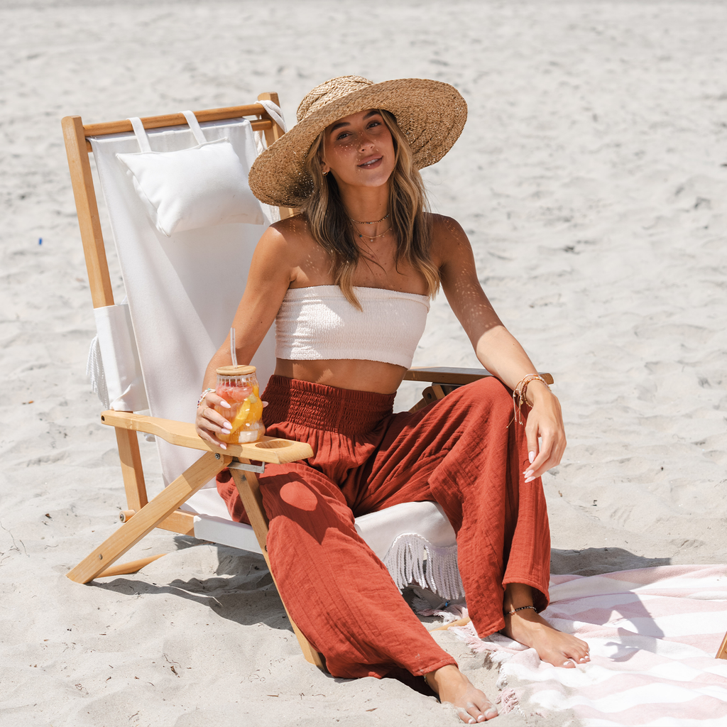 Mystery Wide Leg Cotton Pants