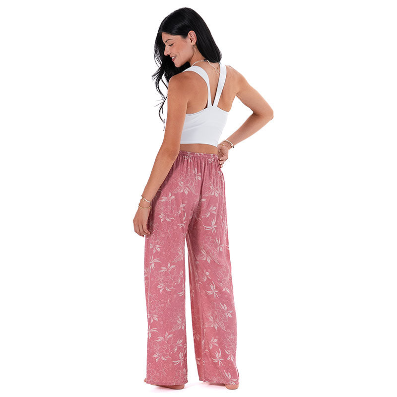 Coral Bloom Drift Pants