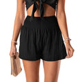 Black Cotton Shorts