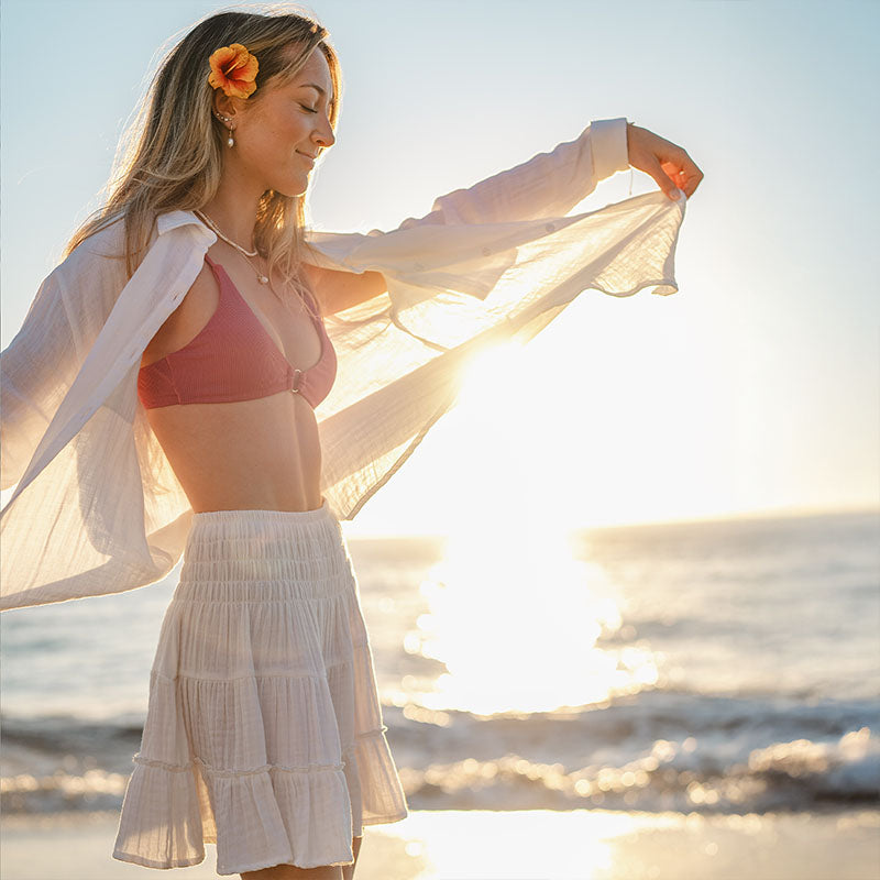 White Sea Breeze Skirt