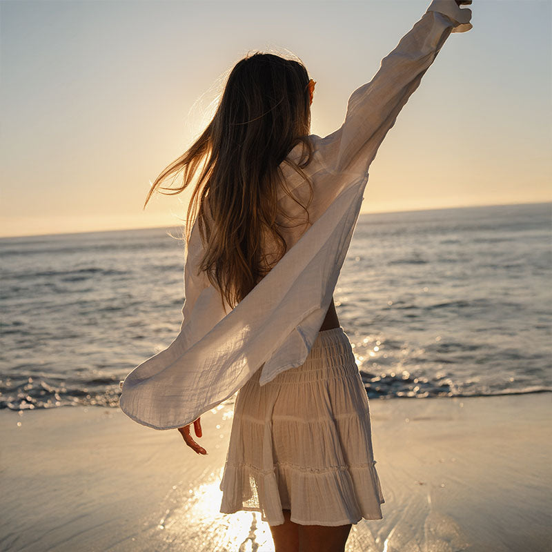 White Sea Breeze Skirt