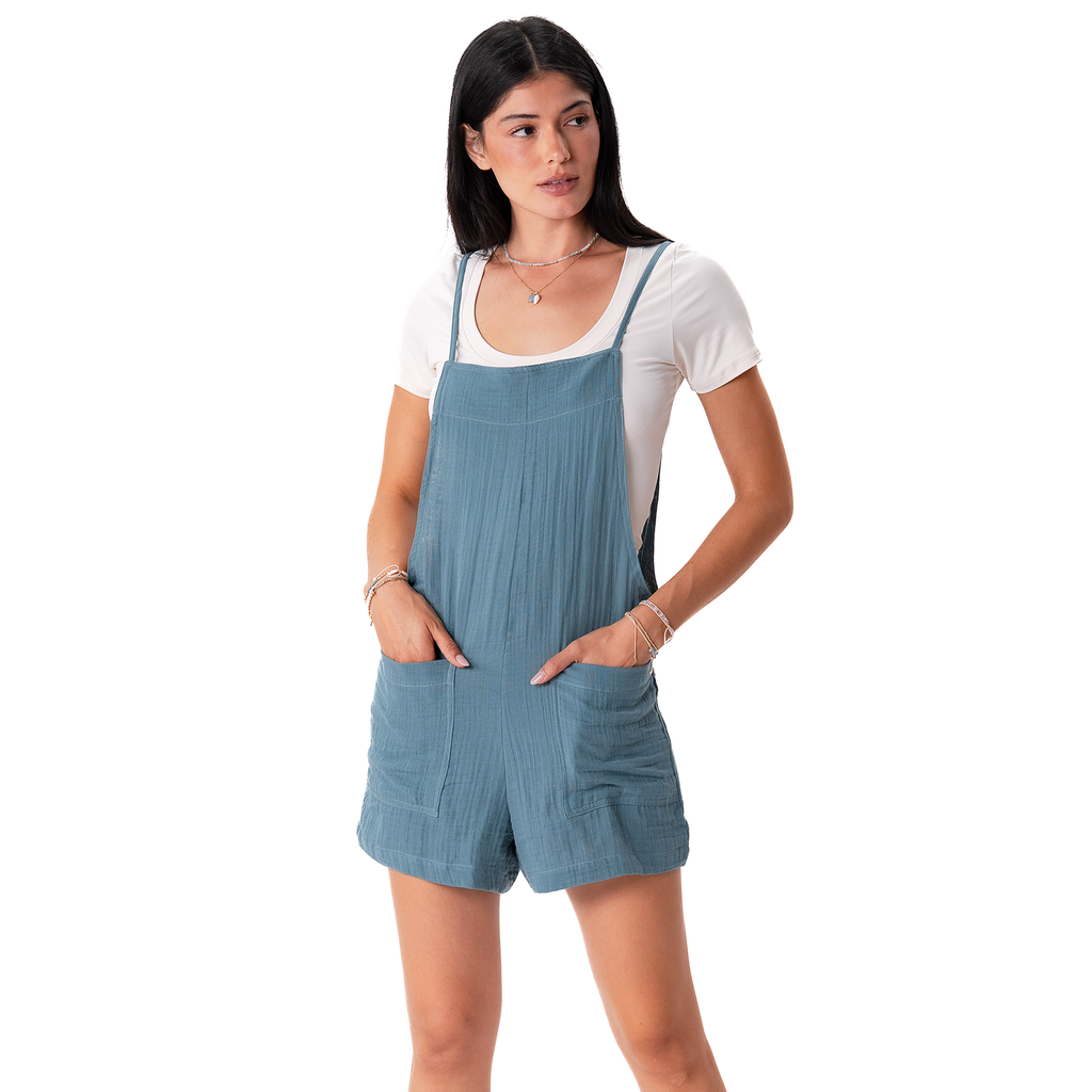 New Moon Blue Boardwalk Romper