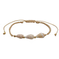 Sunbaked Braided Shell Bracelet