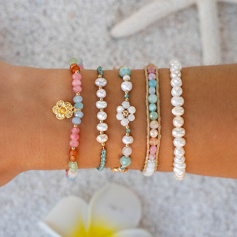 "Create Your Own Paradise" Mantra Bracelet