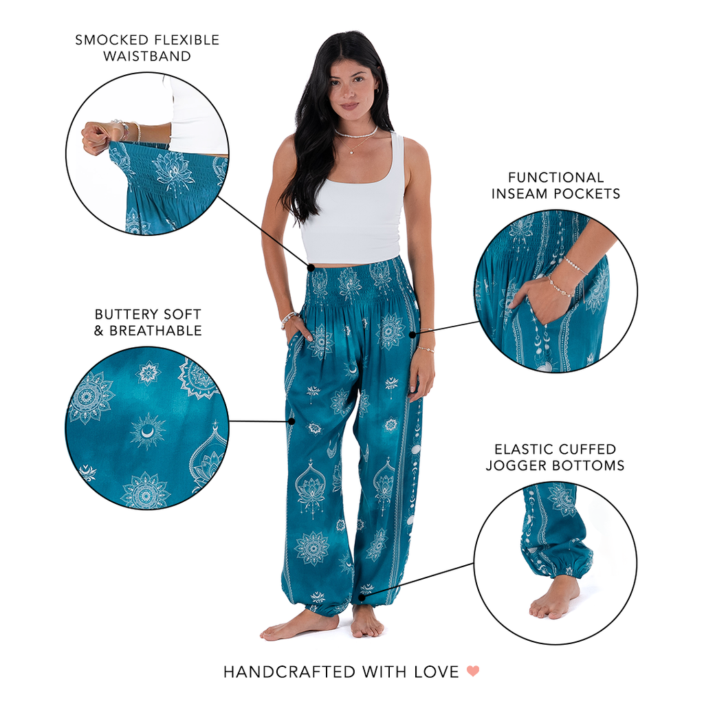 Lanna Lagoon Harem Pants