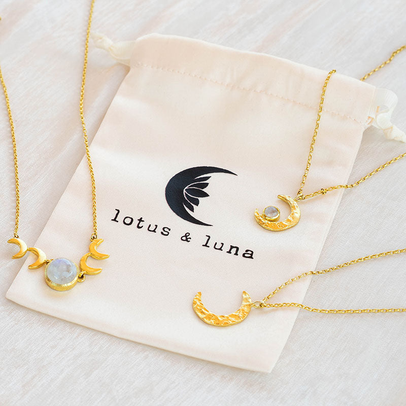 Crystal Moon Necklace