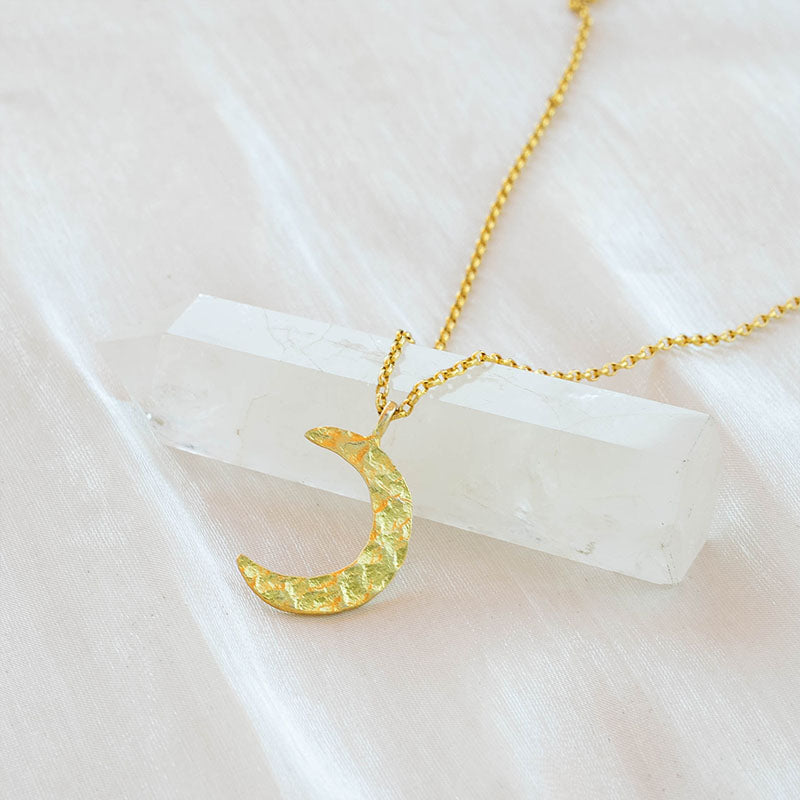 Master Healer + Golden Spirit Crescent Necklace Stack