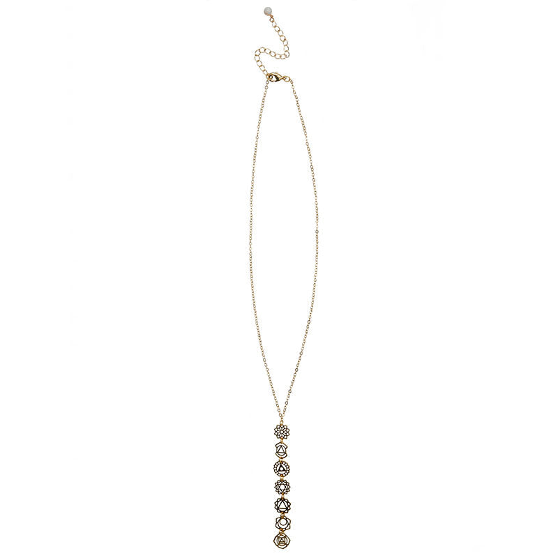 7 Chakras Drop Necklace