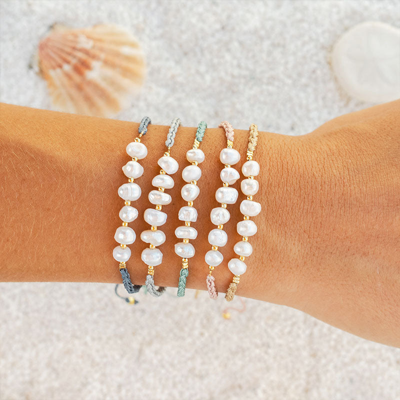 Seafoam Mermaids Pearl Bracelet
