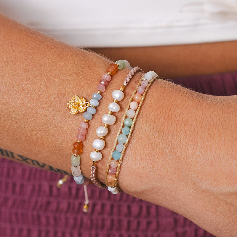 "Create Your Own Paradise" Mantra Bracelet