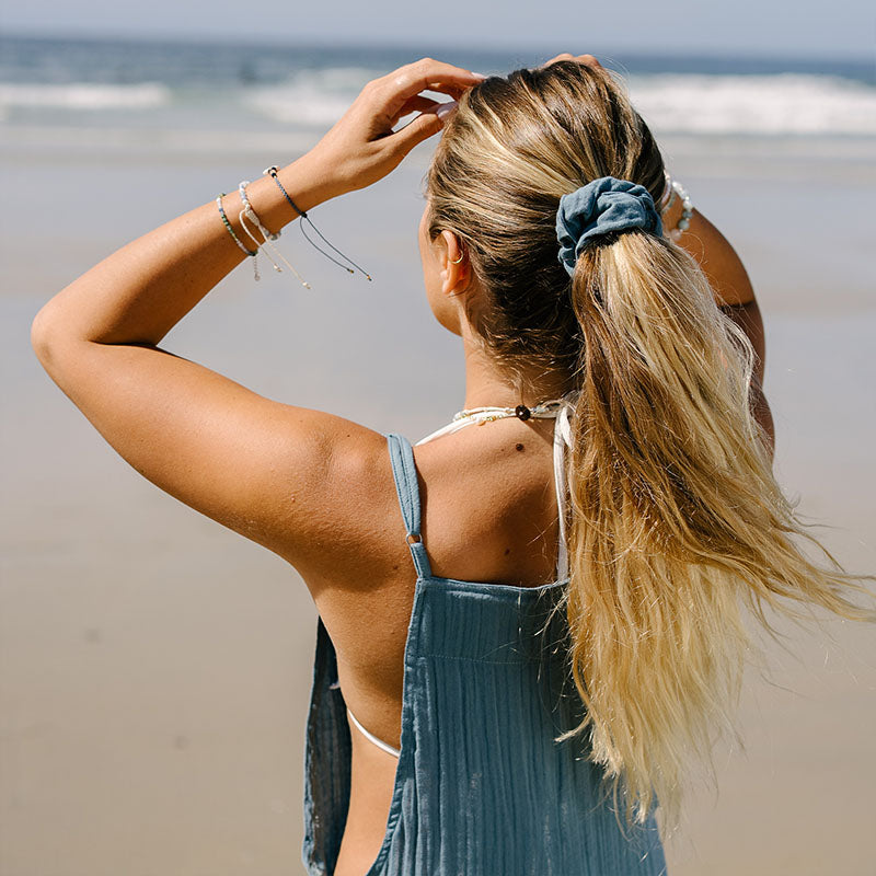 Coastal Cotton Scrunchie Pack of 3