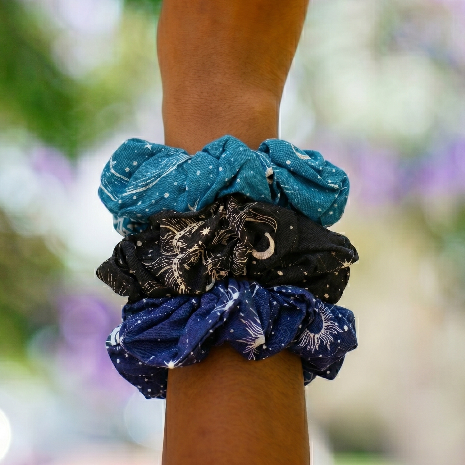Cosmic Sky Scrunchie Pack of 3