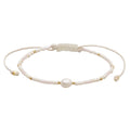 White Sand Beach Seedbead Bracelet