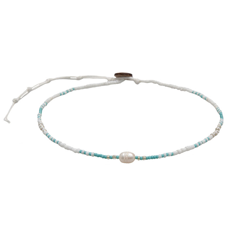 Wavebreak Seed Bead Necklace