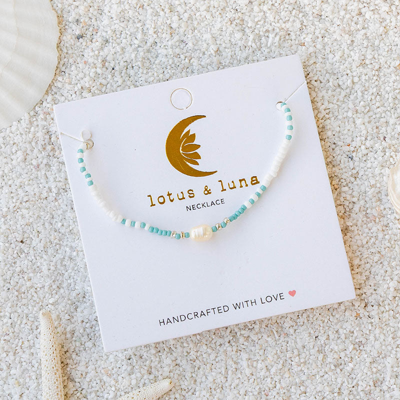 Wavebreak Seed Bead Necklace