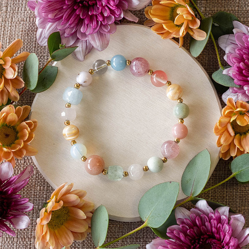 Peace + Love Statement Healing Bracelet