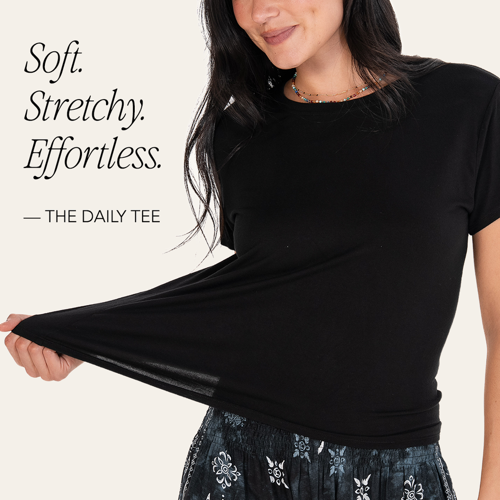 Black Daily Tee
